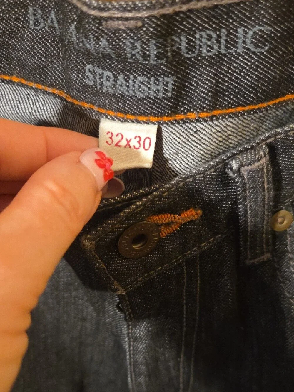 Banana Republic Men’s Black Straight Jeans Like New